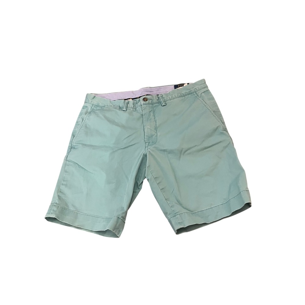 Polo Ralph Lauren Mens Stretch Chino Shorts Size 33 Sage Green